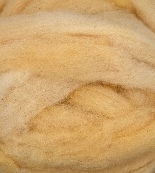 Roving Wool - Light Peach