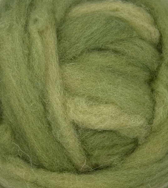 Roving Wool - Light Green
